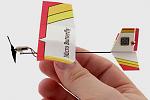 Micro Butterfly RC plane manufactured Plantraco weighs1