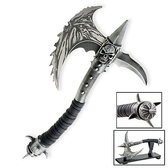 skull fantasy axe bones 540